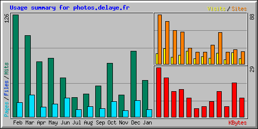 Usage summary for photos.delaye.fr